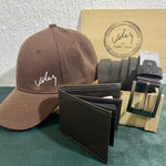 Trio Velez Gorra Correa billetera Caja