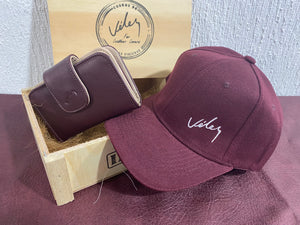 Duo Dama Gorra + Billetera Tapa + Caja