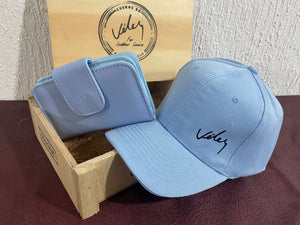 Duo Dama Gorra + Billetera Tapa + Caja