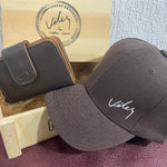 Duo Dama Gorra + Billetera Tapa + Caja